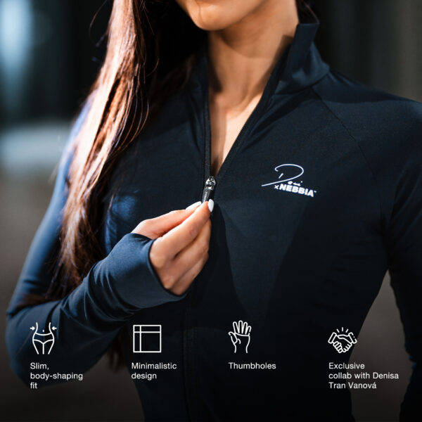 Deni x NEBBIA Fitness Zip Tracktop - Image 6