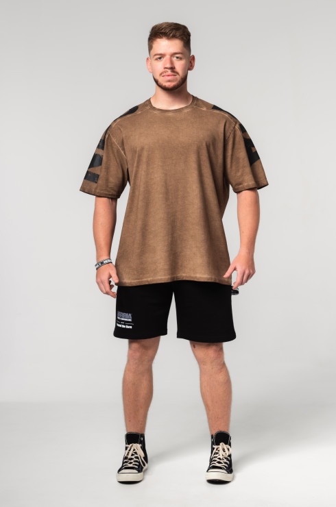 Black Men's Gym Shorts NEBBIA GYM BRO - Image 5