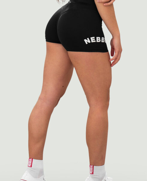 Black High-Waisted Shorts CLASSIC HERO