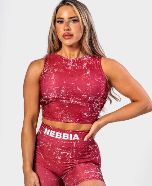 Red Women’s Crop Tank Top ROUGH GIRL
