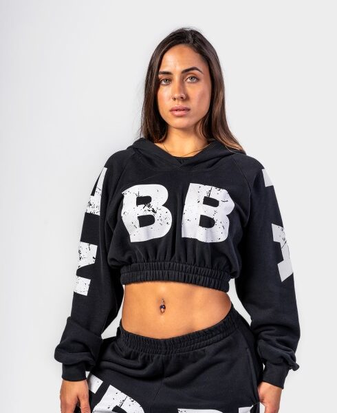 Training Cropped Hoodie MUSCLE MOMMY