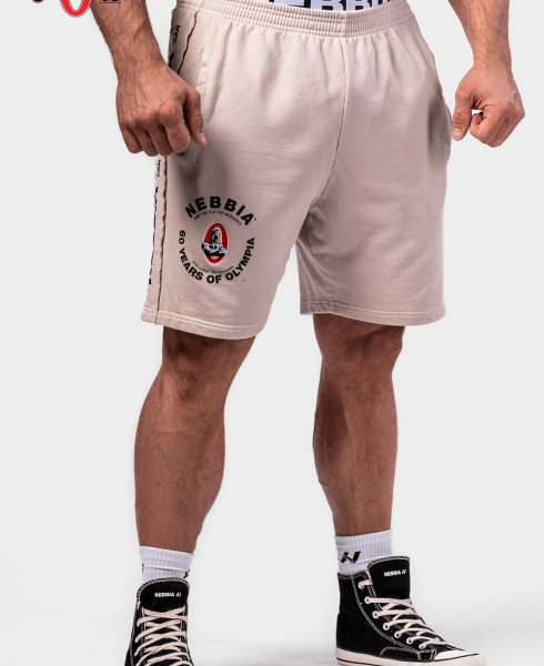 Light Grey Washed Sweat Shorts LEGEND