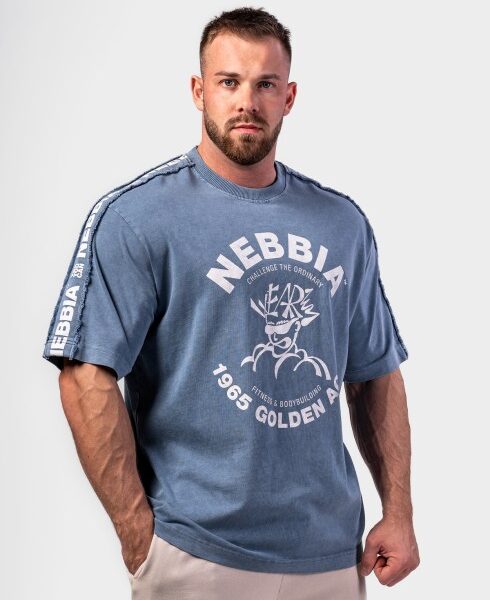 Blue Washed Oversized T-Shirt GOLDEN AGE