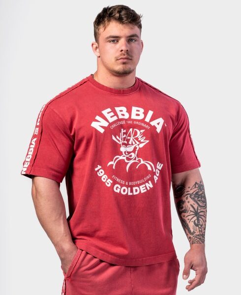 Red Washed Oversized T-Shirt GOLDEN AGE
