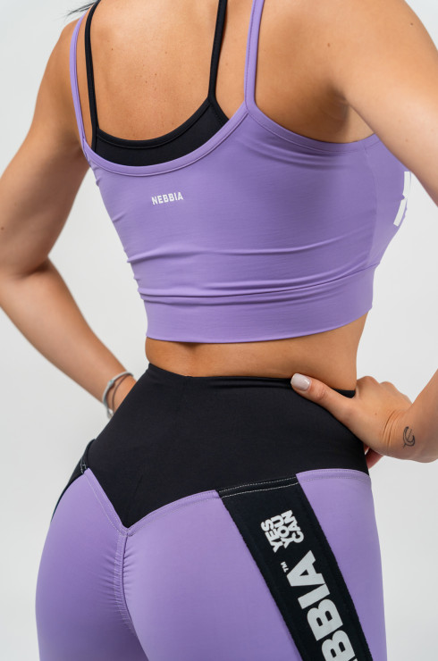 Lila High Rise Leggings with Side Stripe ICONIC - Image 6