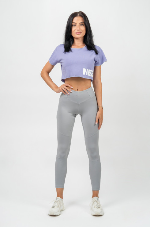 Grey High Waisted Shaping Leggings GLUTE PUMP - Image 6